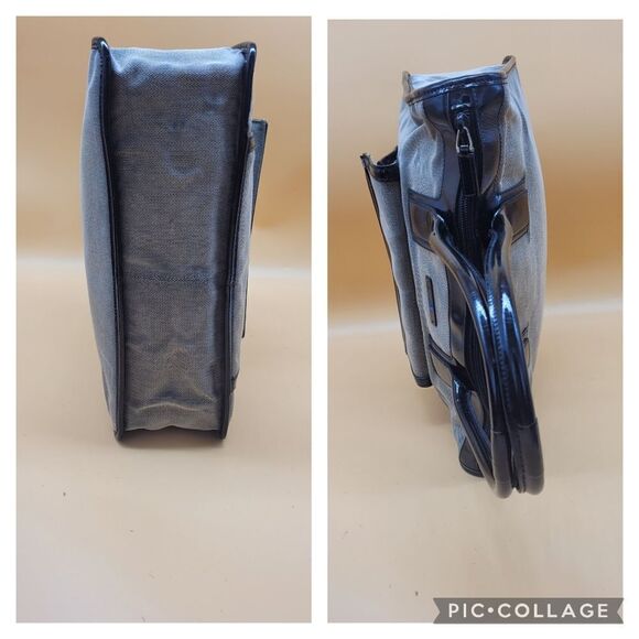 Authentic Gucci Canvas Satchel Bag - Picture 5 of 12